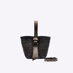 Bolsa Victoria Bucket Couro Brush Off | Bronze