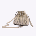 Bolsa Stephane Couro e Camurça | Off White