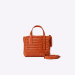 Bolsa Tote Audrey Mini Couro Tressê | Chocolate