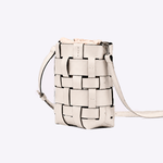 Bolsa Alexia Couro Tressê | Off White