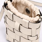 Bolsa Alexia Couro Tressê | Off White