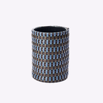 Vaso Couro Tessere 20x13 | Militar, Indigo, Tempestade