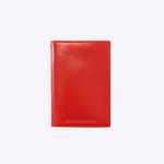 Porta Passaporte Couro | Vermelho