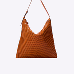 Bolsa Solange Grande Couro Tressê Tela | Havana