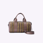 Bolsa Andy Baguete Couro Tessere | Azeitona, Tempestade, Nutella