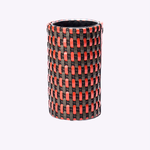 Vaso Couro Tessere 20x9,5 | Carrot, Militar, Nutella