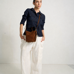 Bolsa Victoria Bucket Couro Camurça | Choco