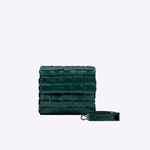 Bolsa Dominó Mini Couro Tressê | Esmeralda