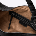 Bolsa Amy Couro Tressê Aspen | Preto