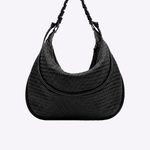 Bolsa Amy Couro Tressê Aspen | Preto