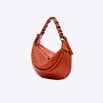 Bolsa Mini Amy Couro Tressê Aspen | Coral