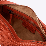 Bolsa Mini Amy Couro Tressê Aspen | Coral