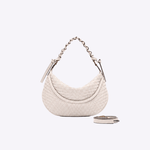 Bolsa Mini Amy Couro Tressê Aspen | Off White