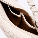 Bolsa Mini Amy Couro Tressê Aspen | Off White