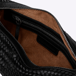 Bolsa Mini Amy Couro Tressê Aspen | Preto
