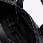 Bolsa Andy Cilindro Couro Tressê | Preto