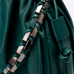 Bolsa Athina Couro | Esmeralda, Ônix