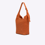 Bolsa Audrey Hobo Couro Trama Tear | Mel