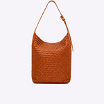 Bolsa Audrey Hobo Couro Trama Tear | Mel