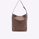 Bolsa Audrey Hobo Couro Tressê | Capuccino