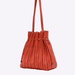 Bolsa Camille Couro e Camurça | Coral