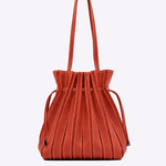 Bolsa Camille Couro e Camurça | Coral