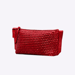 Bolsa Eveline Couro Trama Tear | Malagueta