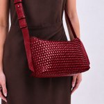 Bolsa Eveline Couro Trama Tear | Malagueta