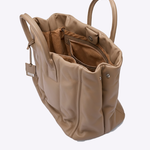 Bolsa Francesca Grande Couro | Grigio