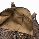 Bolsa Heide Couro Trama Tear | Capuccino