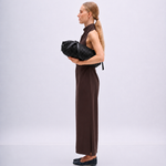 Bolsa Heide Couro Trama Tear | Preto