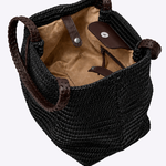 Bolsa Heritage Couro Tressê | Preto, Café