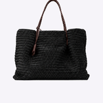 Bolsa Heritage Couro Tressê | Preto, Café