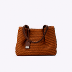 Bolsa Mini Heritage Couro Tressê | Caramelo, Café