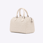 Bolsa Hilda Couro Tressê Tela | Off White