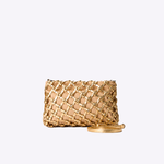 Bolsa Mini Lolla Clutch Tressê Nó | Ouro