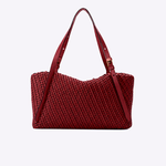 Bolsa Laura Couro Tressê | Cereja