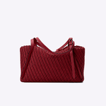 Bolsa Laura Couro Tressê | Cereja