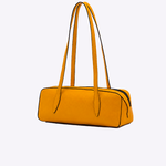 Bolsa Leonora Baguete Couro | Amarelo