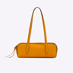 Bolsa Leonora Baguete Couro | Amarelo