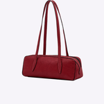 Bolsa Leonora Baguete Couro | Cereja