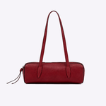 Bolsa Leonora Baguete Couro | Cereja