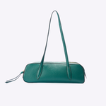 Bolsa Leonora Baguete Couro | Esmeralda