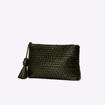 Bolsa Lolla Couro Tressê Tear | Militar