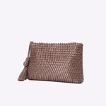 Bolsa Lolla Couro Tressê Tear | Capuccino