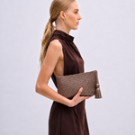 Bolsa Lolla Couro Tressê Tear | Capuccino