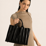 Bolsa Malta Couro | Preto