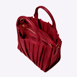 Bolsa Mini Malta Couro  | Cereja