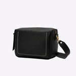 Bolsa Maya Grande Couro | Preto