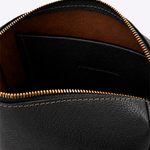 Bolsa Maya Grande Couro | Preto